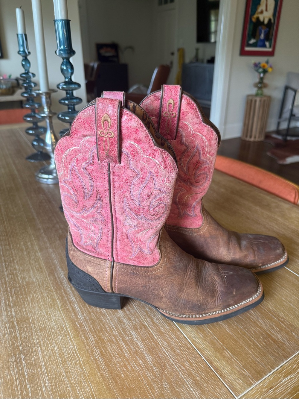 Tony Lama Leather Western Boots